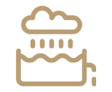 Cistern for rainwater