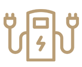 Double charging station for electric car / plug type 2