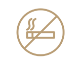 Non-smoking throughout the house